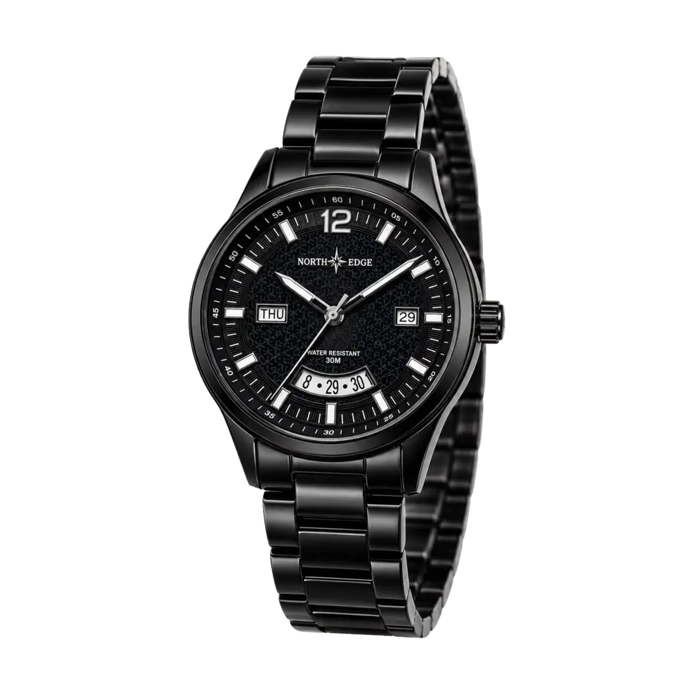 Black Multi-Calendar — Watch · one colourway