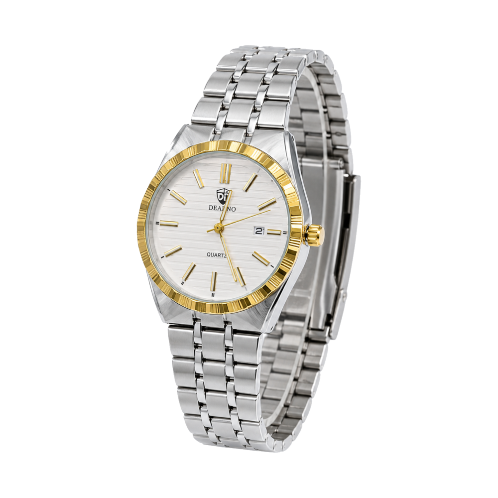 Ivory Gold Bezel Steel — Watch · one colourway