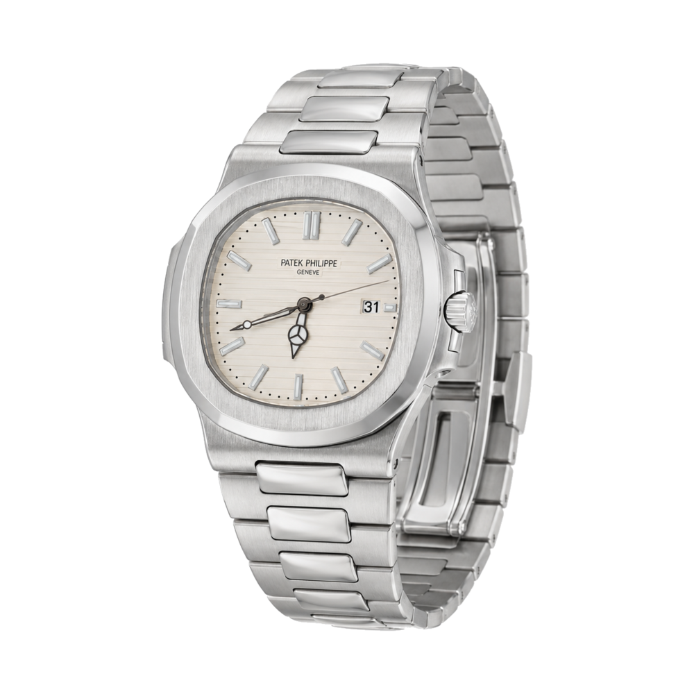White Integrated Date Steel — Watch · one colourway