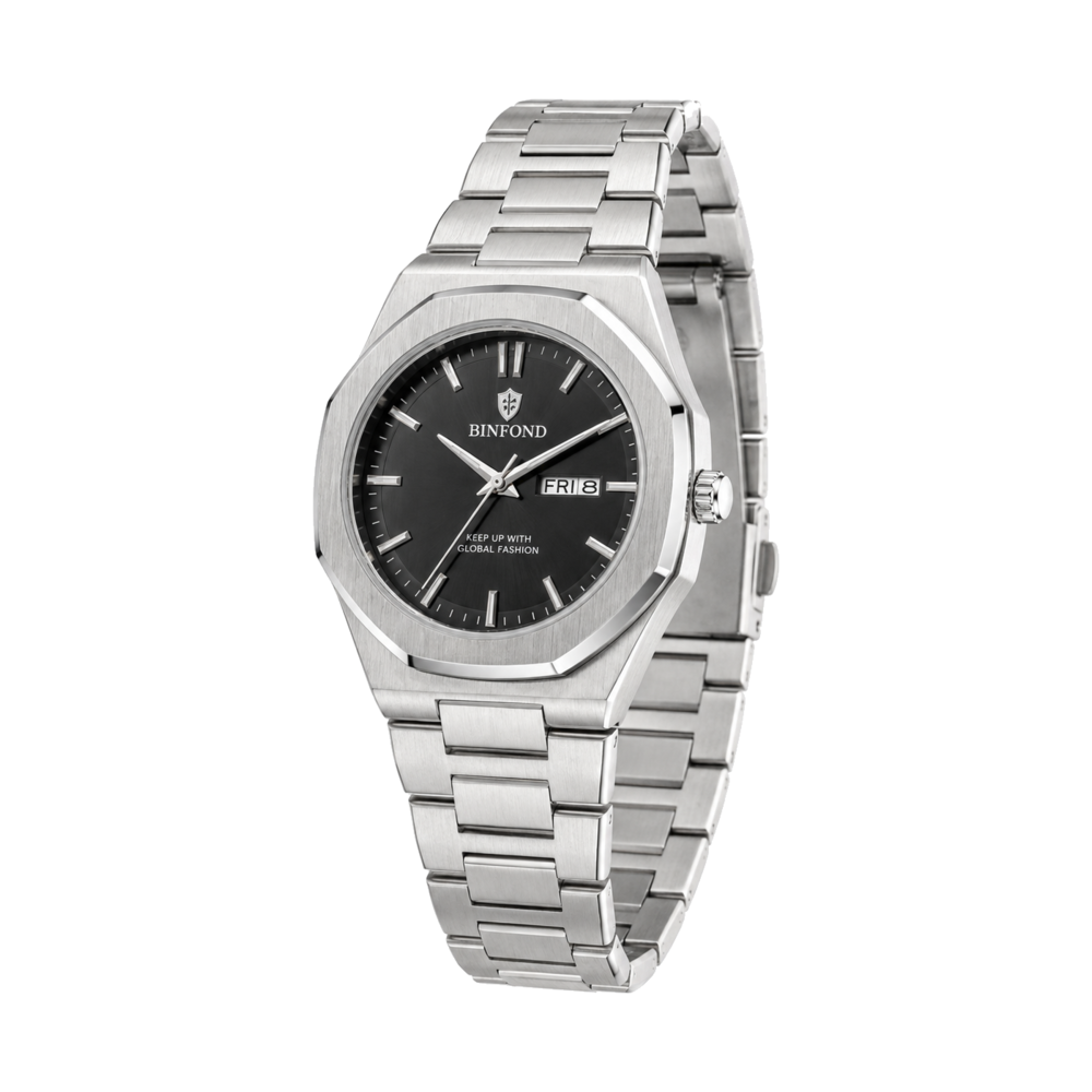 Graphite Day-Date Steel — Watch · one colourway