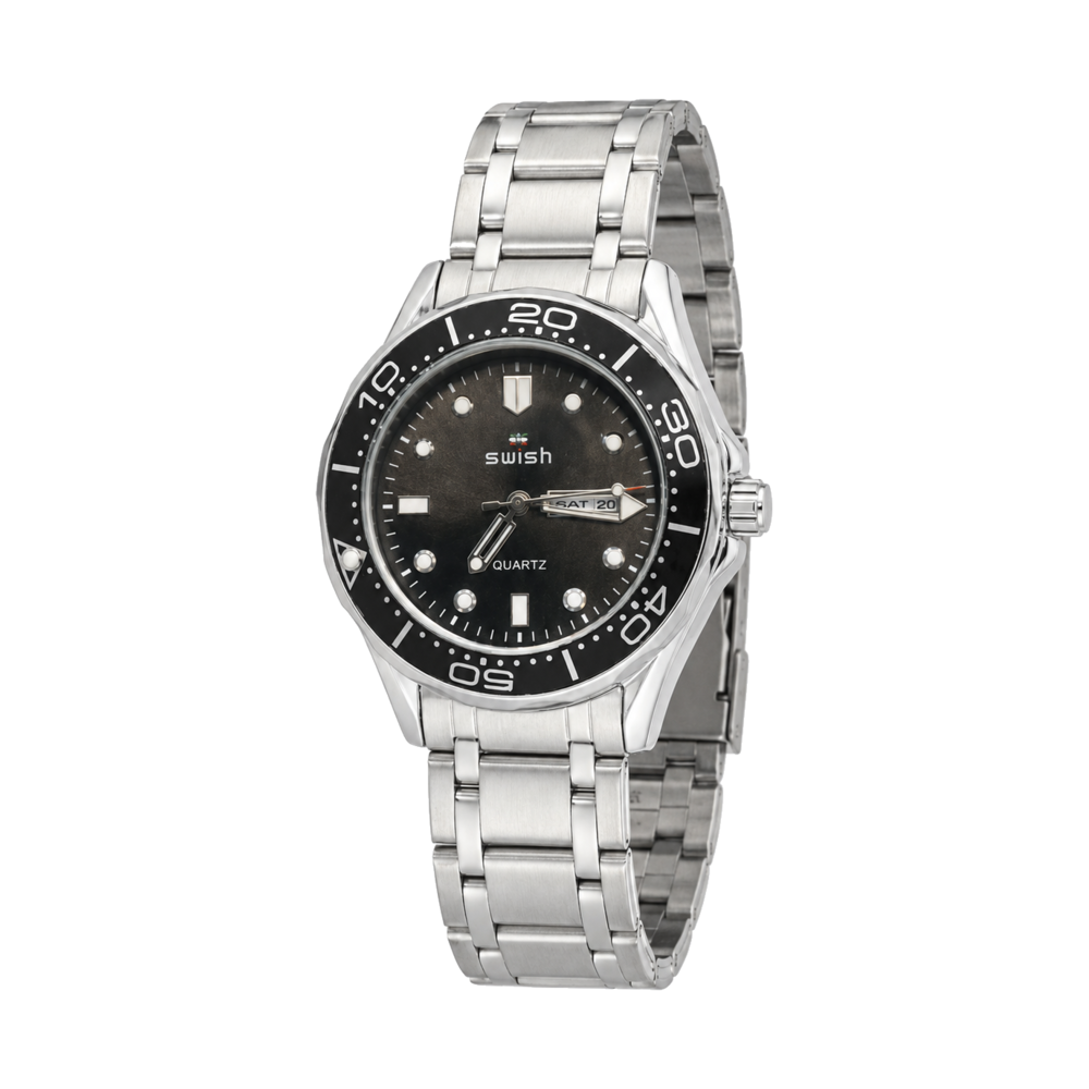 Black Diver Bracelet — Watch · one colourway