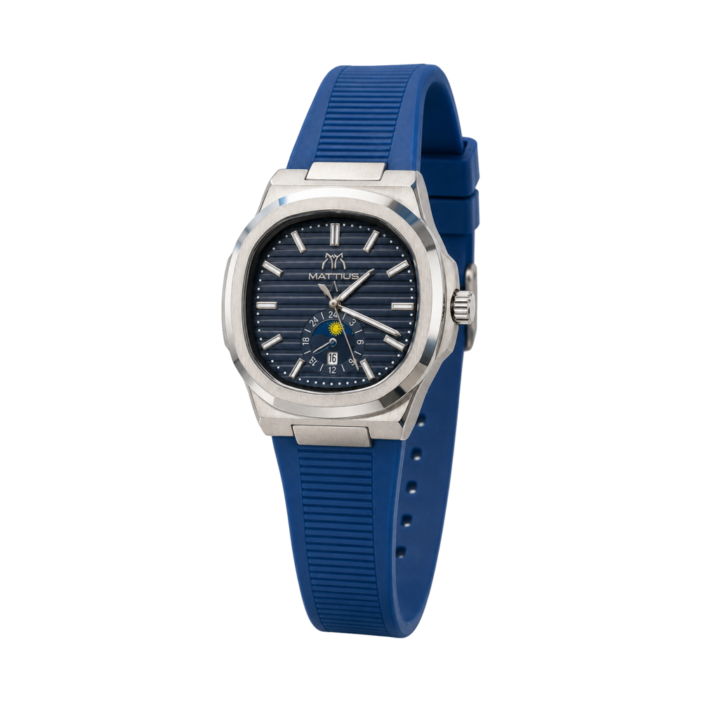 Midnight Blue Silicone Sport — Watch · one colourway