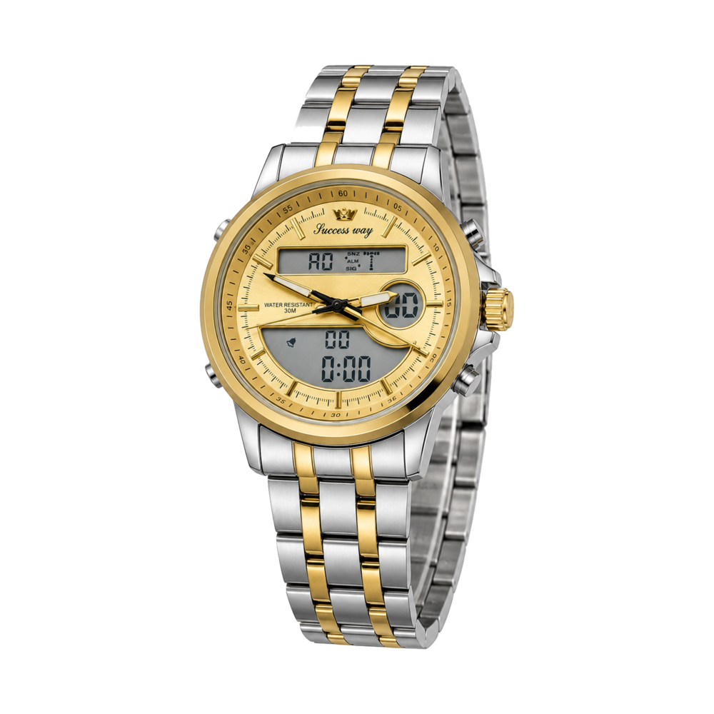 Champagne Digital Two-Tone — Watch · one colourway